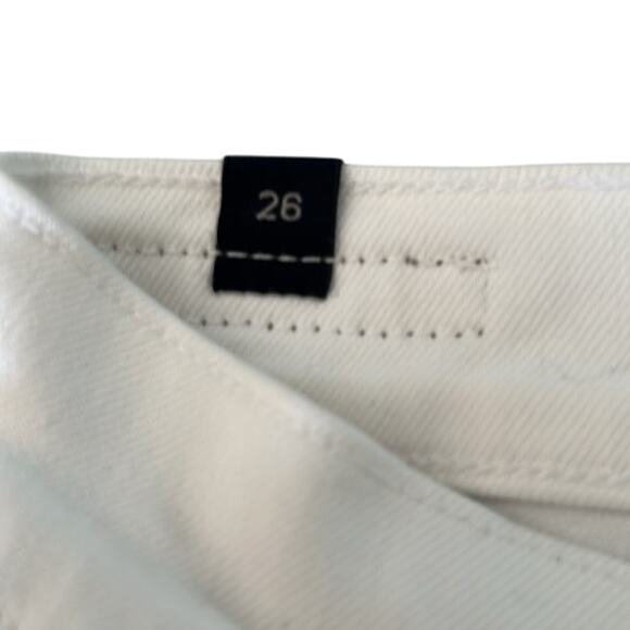 CITIZENS OF HUMANITY ROCKET ANKLE MID RISE SKINNY JEANS WHITE - Size 26 WOMAN - Picture 4 of 9